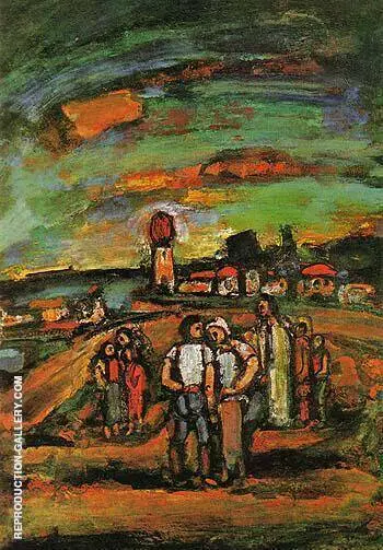 Twilight Ile de France By George Rouault