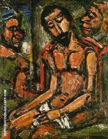 Christ Mocked by Soldiers 1932 By George Rouault