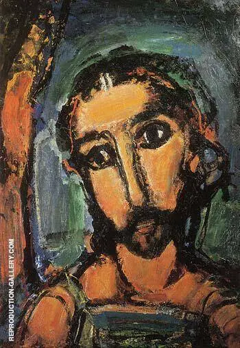 Head of Christ Passion 1937 By George Rouault