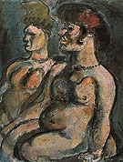 Two Nudes c1906 By George Rouault