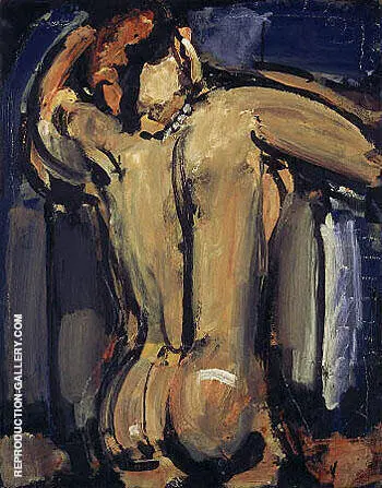 Nude Back 1910 By George Rouault