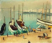 Le Vieux Port a Marseille 1917 By Albert Marquet