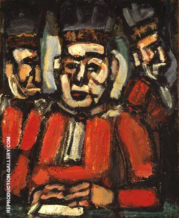 The Three Judges c1936 By George Rouault