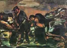 The Fugitives Exodus 1911 By George Rouault