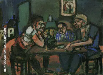 At the Hostel 1914 By George Rouault