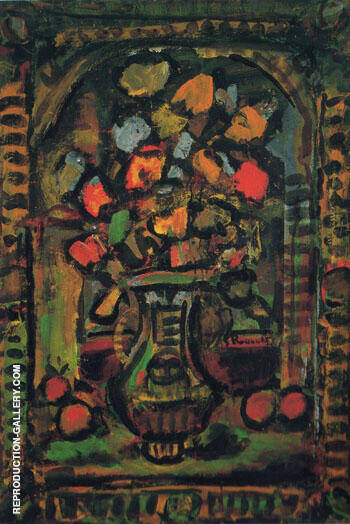 Decoration Flowers c1953 by George Rouault | Oil Painting Reproduction