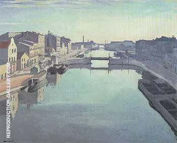 Sete le Canal de Beaucaire 1924 By Albert Marquet