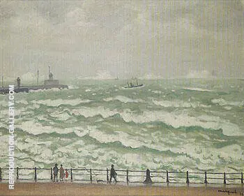 Port de Boulogne 1930 By Albert Marquet