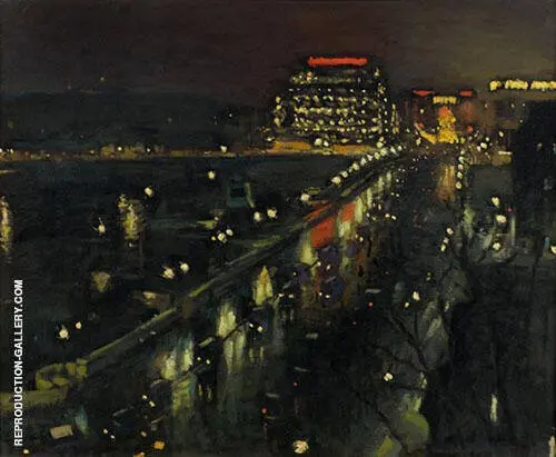 Le Pont Neuf La Nuit 1935 By Albert Marquet