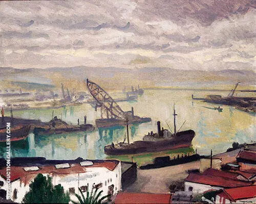 Port d'Alger 1935 By Albert Marquet