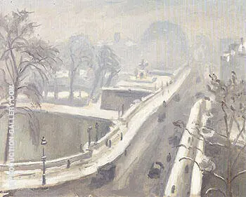 Le Pont Neuf Sous la Neige 1947 By Albert Marquet