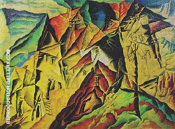 Denstedt 1917 By Lyonel Feininger