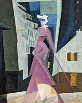 Lady in Mauve 1922 By Lyonel Feininger