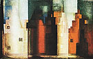 Architecture III Gables II 1927 By Lyonel Feininger