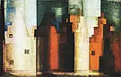 Architecture III Gables II 1927 By Lyonel Feininger
