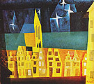 Stars above the Town 1932 By Lyonel Feininger