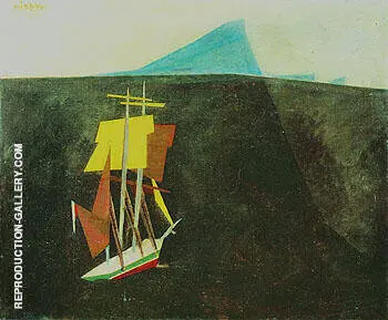 The Blue Island 1934 By Lyonel Feininger