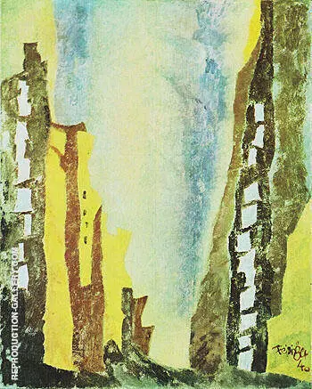 Manhattan I 1940 By Lyonel Feininger