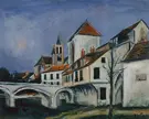 Bridge and Church By Maurice Utrillo