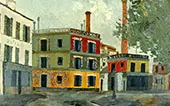 Factory By Maurice Utrillo