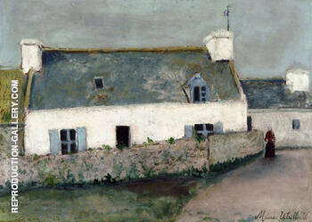 Farm on L'lle d'Ouessant 1910 | Oil Painting Reproduction