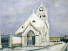 La Petite Communiante Eglise De Deuil 1912 By Maurice Utrillo