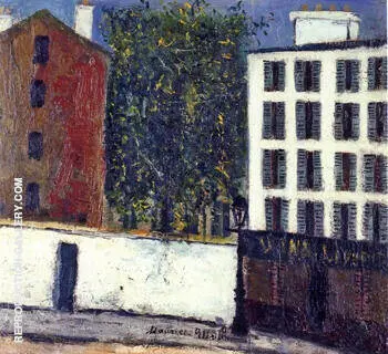 Montmartre Street 1912 By Maurice Utrillo