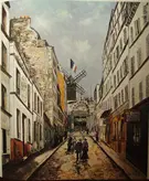 Moulin De La Galette c1908 By Maurice Utrillo