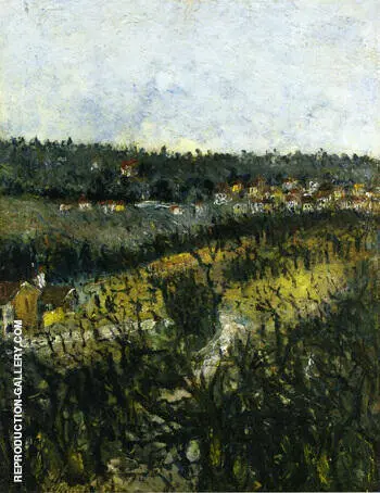 Near Montmagny 1908 By Maurice Utrillo