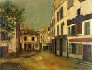 Place Du Tertre in Montmartre 1910 By Maurice Utrillo