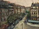 Rue Custine a Montmartre 1909 By Maurice Utrillo