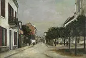 Moutier Street and the Mairie Square at Villejuif 1915 By Maurice Utrillo