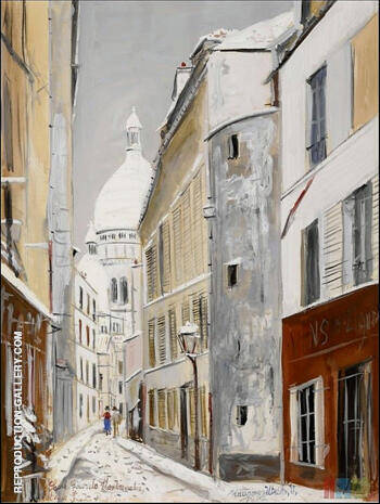 Sacre Coeur by Maurice Utrillo | Oil Painting Reproduction