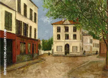 Street in Nanterre 1913 By Maurice Utrillo