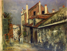 The House of Mimi Pinson in Montmartre 1915 By Maurice Utrillo