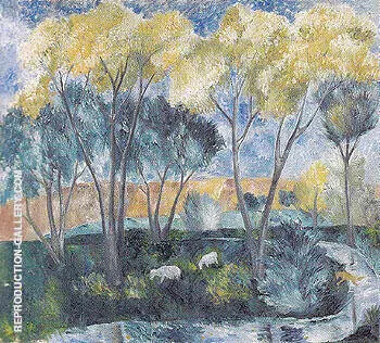 Autumn Landscape 1905 By Natalia Goncharova