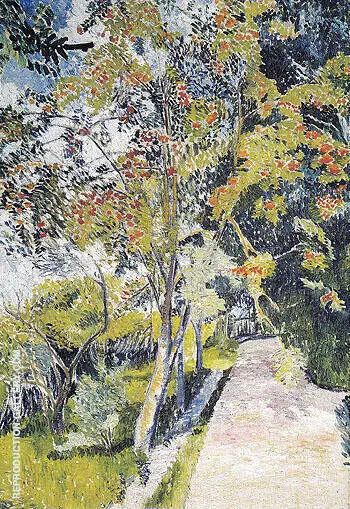 Rowan Tree Panino near Vyazma 1906 By Natalia Goncharova