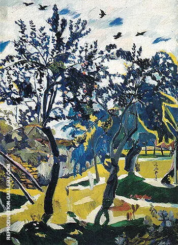 Windy Day 1907 By Natalia Goncharova