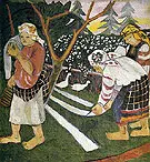 Bleaching Canvas 1908 By Natalia Goncharova