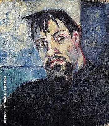 Portrait of the Artist Pyotr Lvov 1908 By Natalia Goncharova