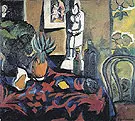 Still Life with a Pineapple c1908 By Natalia Goncharova