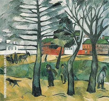 Autumn c1909 By Natalia Goncharova