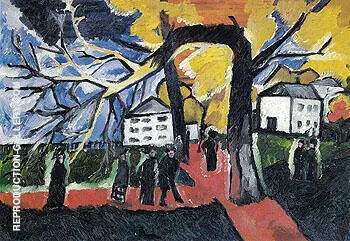 Autumn Park 1909 By Natalia Goncharova