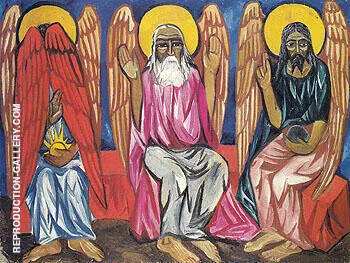 Trinity c1909 By Natalia Goncharova