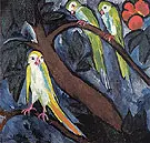 Parrots 1910 By Natalia Goncharova