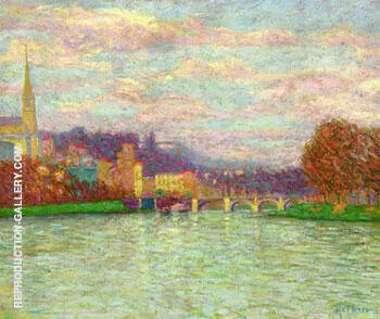 After The Rain at La Roche Guyon 1906 By Auguste Herbin