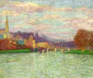 After The Rain at La Roche Guyon 1906 By Auguste Herbin