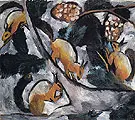 Squirrels 1910 By Natalia Goncharova