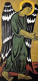 Archangel In Green By Natalia Goncharova