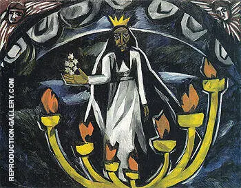 Starets with Seven Stars Apocalypse 1910 By Natalia Goncharova